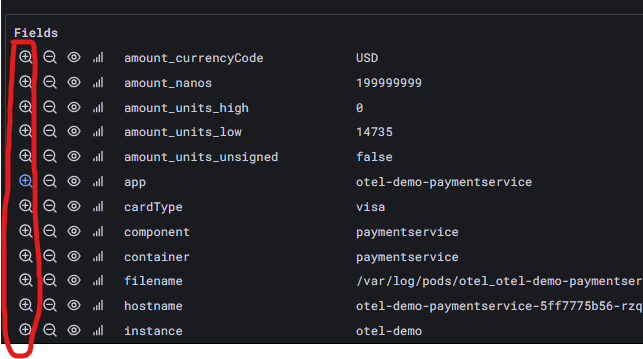 Adding a filter in the UI